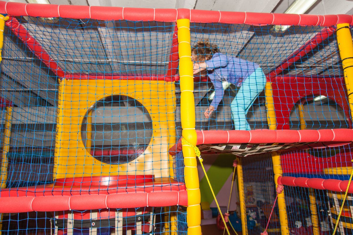 an indoor play centre that’s been designed to adapt for different age groups